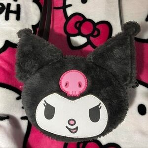 Loungefly Black and Pink Sanrio Character Bag